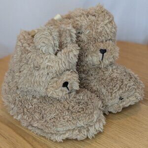 ❤️ 2 for 10 ❤️ Gap Teddy Bear Fluffy Slippers